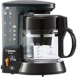 象印 コーヒーメーカー 4杯用 ガラス容器 水タンク固定式 ペーパーフィルター 珈琲通 0.54L ブラウン EC-TC40-TA