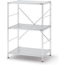 Amazon｜無印良品 ステンレスユニットシェルフ・ステンレス棚セット 小