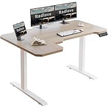 Radlove　電動昇降式パソコンデスク 幅150CM×奥行101CM 高さ調節 71pSO-9bMyL._AC_UF350,
