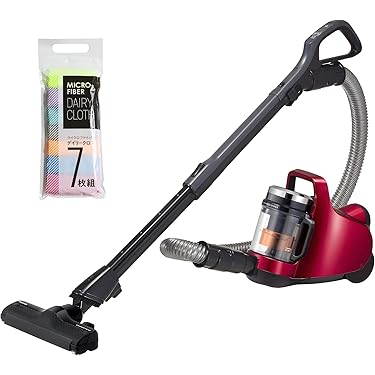 LEDライト付きキャニスター掃除機 日立、緑色のLEDライトでゴミが見えやすいキャニスター掃除機