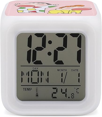 昭和レトロ　クレヨンしんちゃん 　目覚まし時計 昭和レトロ クレヨンしんちゃん 目覚まし時計 公式】クレヨン