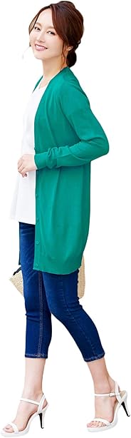 神戸レタス KOBE LETTUCE 洗えるニットカーディガン レディース [C1053]