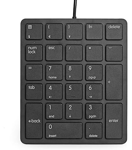 Amazon | Merdia 数字キーパッド 有線Numpad 34キーポータ ブルキー