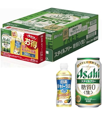 Amazon.co.jp: アサヒ スタイルフリー350ml1ケース(24缶入) : 食品