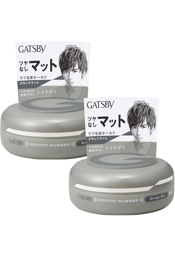Amazon | Gatsby Moving Rubber Grunge Mat, 80g | ヘアワックス