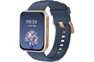 RUIMEN スマートウォッチ iPhone アンドロイド 対応 通話機能付き Smart Watch 1.85インチ大画面 レディース メンズ 腕時計 100+種類運動モード ゲーム 生理周期管理 Gmail/着信＆メッセージ通知 スマホ探す 天気
