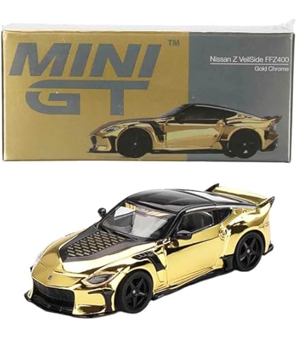 Amazon | MINI GT 1/64 ニッサン Z Veilside FFZ400 ゴールドクロム