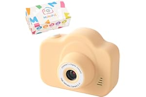 【日本企業】MiNIPIC ミニピク キッズカメラ トイカメラ 子供用カメラ ゲームなし スマホ転送 可能 男の子 女の子 (スマホ用カードリーダー：type-c端子, パステルイエロー)