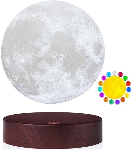 Amazon.co.jp : 3D Moon Lamp - Rechargeable Night Light,16 LED
