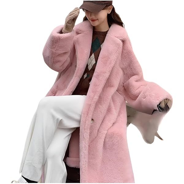 Amazon | [DAUZ] エコミンクコート，ふわふわ ファーコート