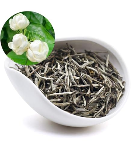 Amazon.co.jp: Bacilio 中国茉莉銀針 トップクラス ジャスミン茶 茉莉