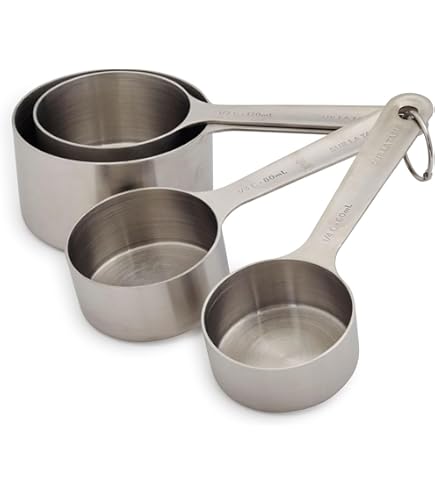 Amazon | Cuisipro Stainless Steel Measuring Spoon Set by Cuisipro