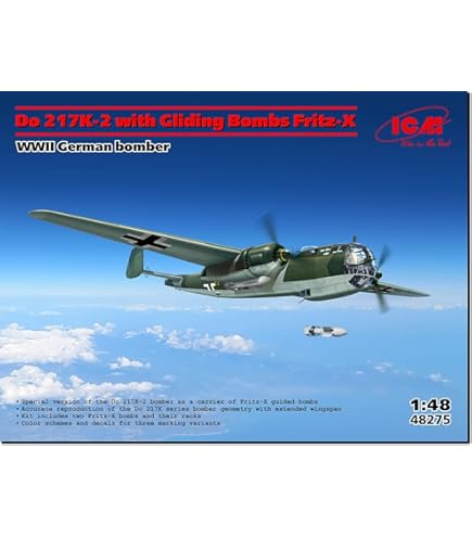ICM 1:48 48271 ドルニエ Do217 N-1 Amazon | アイシーエム ICM 1/48 ドイツ空軍 ドルニエDo217N-1 夜間