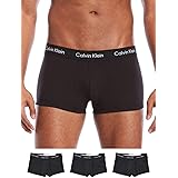 [カルバンクライン] Calvin Klein メンズ コットン ローライズ ボクサーパンツ トランクス ブリーフ 黒 3枚セット [nu2664001][nb2614001] [並行輸入品]