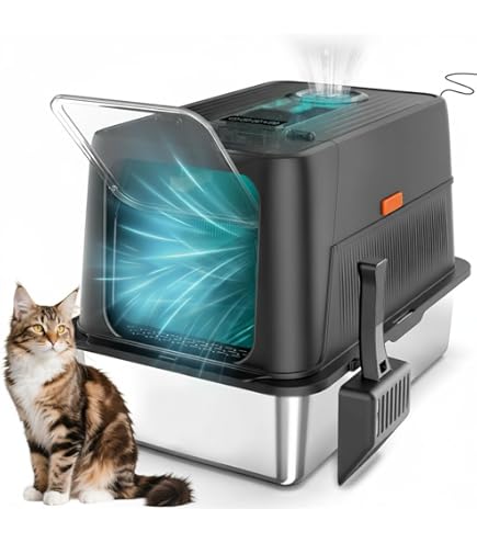 Amazon | Petnniko 猫 トイレ 自動 自動トイレ 自動掃除 大型 多頭飼い