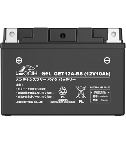 Amazon | VTX12-BS VALUE PRO GEL バッテリー 充電済み YTX12-BS FTX12