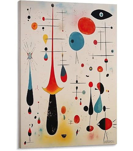 Amazon.co.jp: ジョアン・ミロJoan Miro絵画作品（星座）印刷