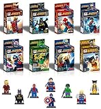 Lot of 8pcs Marvel Super Heroes Avengers Fantasticミニフィギュアおもちゃnoボックス/ Item # g839gj uy-w8ehf3120199