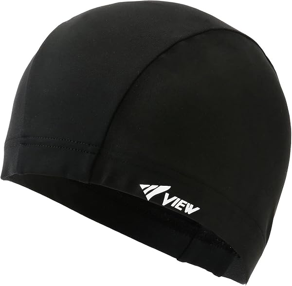 VIEW Swim Cap Swimming Cap Two-Way Tricot Loose Type Gray V154 - 1