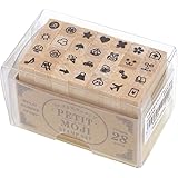 こどものかお(Kodomonokao) プチ文字スタンプセット 小【天気マークなど】 1228-020