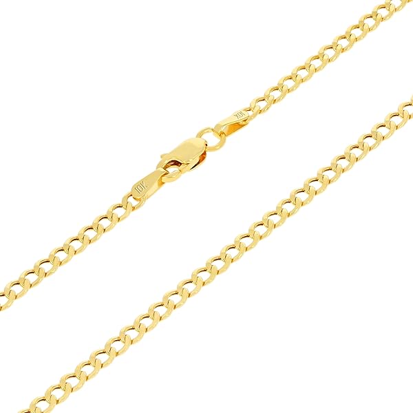 Amazon.co.jp: Nuragold 10K リアルイエローゴールド 3mm ロープ
