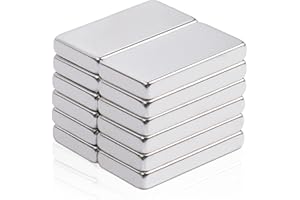 12個セット ネオジウム磁石 20x10x3mm 角型 ネオジム磁石 直方体 強力磁石 超強力 小型長方形 マグネット DIY 建築科学 工芸 オフィス 工具格納 冷蔵庫 家庭用