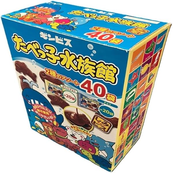 Amazon.co.jp: ギンビス たべっ子水族館 50g×10箱入×(2ケース
