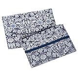 リバティプリント 母子手帳ケース（Theberton）（セバートン）ネイビー