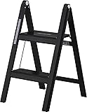 アルインコ(ALINCO) スタイリッシュ薄型踏台 2段 【厚さ4.4cm】 シルバー SS52A