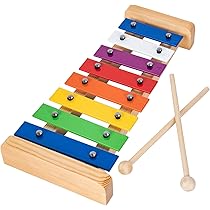 河合楽器　おと積み木　鉄琴 C-G 音階 マレット付き　ハードケース 河合楽器 おと積み木 鉄琴 C-G 音階 マレット付き ハードケース