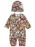 (マイファーストヒステリック) MY FIRST HYSTERIC HYSTERIC TOYLAND総柄 2wayカバーオール+キャップset ブラック