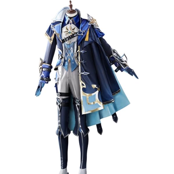 原神　ローエン　コスプレ衣装　未使用 Amazon.co.jp: [FUREETAE] M 原神 ローエン コスプレ用衣装 （ウィッグ