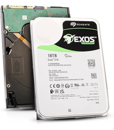 Amazon | Seagate Exos X18 SAS 512e 3.5インチ 18TB 内蔵