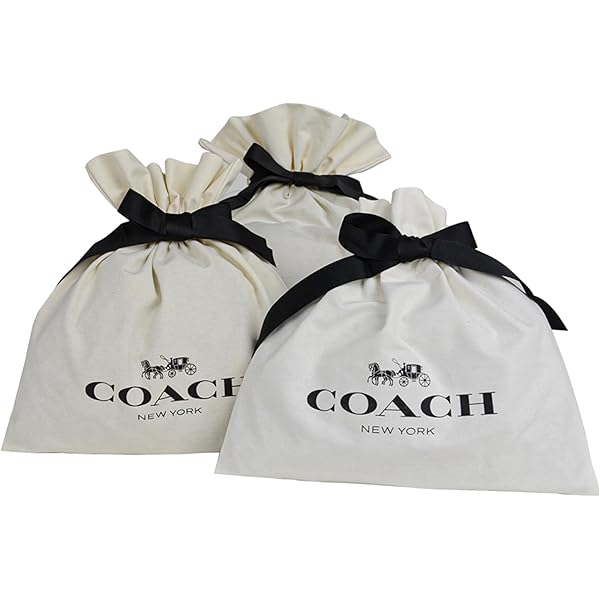 Amazon | コーチ COACH アウトレット ラッピング資材 コットン巾着袋