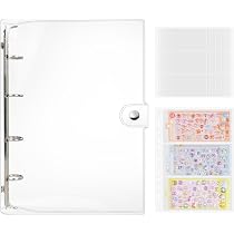 A4シール帳17ページ完成品 その他 Amazon.co.jp: シール収納 A4 シール帳 バインダー 透明 3ポケット両面