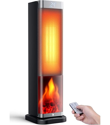 Amazon | セラミックヒーター 「2025新登場・超音波式加湿」 2秒速暖