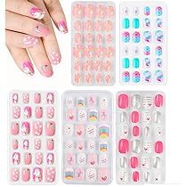 Amazon | MODELONES 子供 ネイルチップ ネイルシール 144 個 6 パック