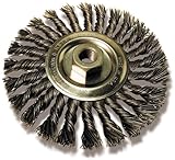 US Forge 1103 Wire Wheel Brush Stringer .020 Wire, 6-Inch by 1/2-Inch by 5/8-Inch-11 by US Forge