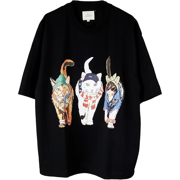 Amazon.co.jp: Vaultroom NEKOMUGI TORORO TEE Tシャツ 猫麦