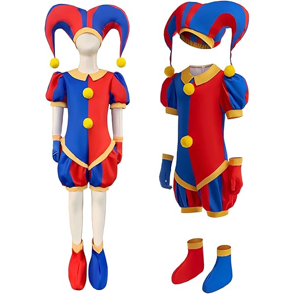 Amazon.co.jp: [XIUXIUAI] デジタルサーカス コスプレ 服 ポムニ