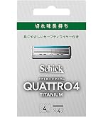 Amazon.co.jp: シック Schick クアトロ4 チタニウム替刃 (4コ入