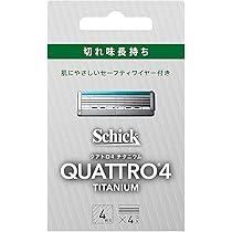 Amazon.co.jp: Schick(シック) クアトロ4 4枚刃 替刃(4コ入) 髭剃り