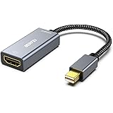 BENFEI Mini DisplayPort - HDMI、4K@60Hz アクティブ Mini DP - HDMI アダプター (Thunderbolt 2互換) MacBook Air/Pro、Surface Pro/ドック、モニター、プロジェ
