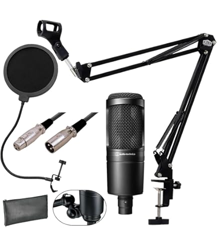 Amazon.co.jp: AT2020(新仕様) コンデンサーマイク 安心スターティング