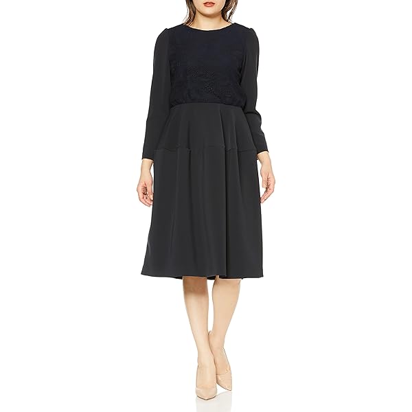 SONO NAVYサマーOXクレリックレディワンピースサイズ1 ネイビー