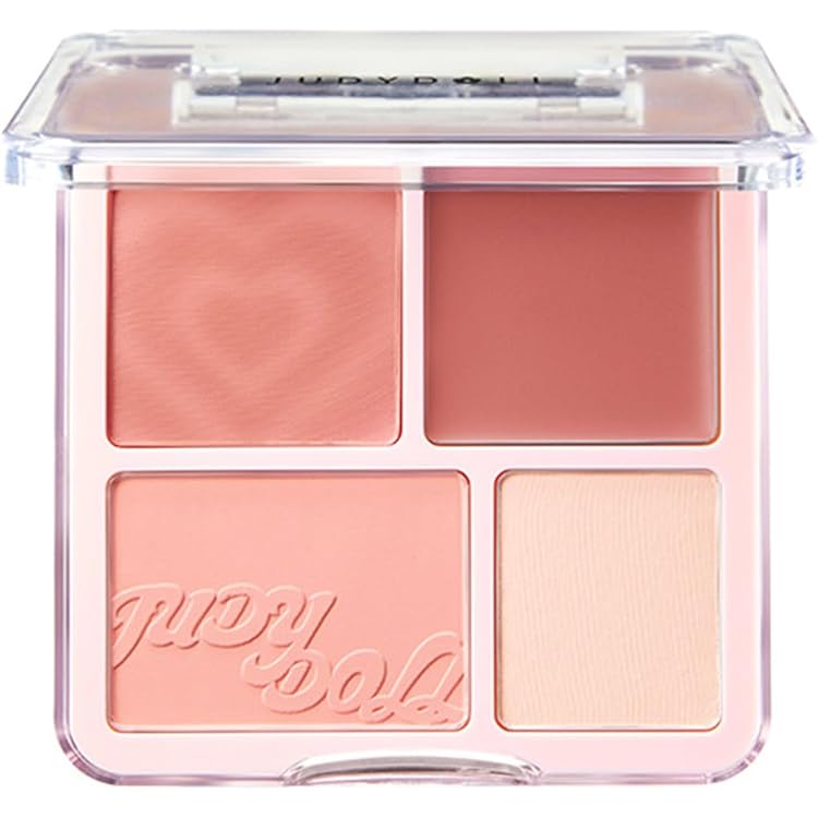 アイシャドウパレット 4色・チーク・リップ Amazon | ジュディドール ハイライター 4in1 パウダー クリームチーク