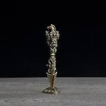 Amazon｜三鈷杵【馬頭観音菩薩（馬頭明王）】立像 総高約12.6cm(真鍮製 