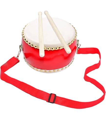 Amazon | 締太鼓(能楽・長唄・民謡) 鼓面35cm・胴高15cm(5寸) 特別教材