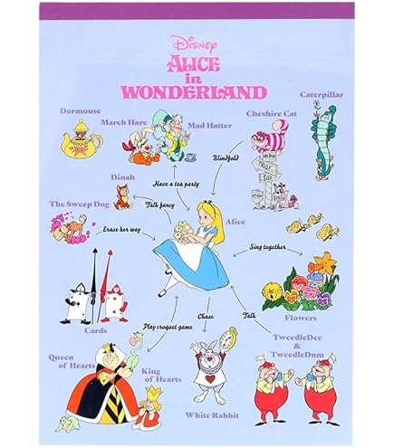 ふしぎの国のアリス クリアファイルセット ディズニー ふしぎの国のアリス クリアファイル6枚セット