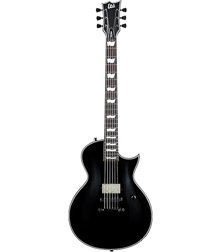 Amazon | ESP LTD EC-Black Metal Electric Guitar, Black Satin